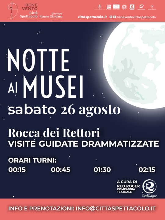 Notte ai Musei: visite Drammatizzate di Notte – Info Prenotazioni