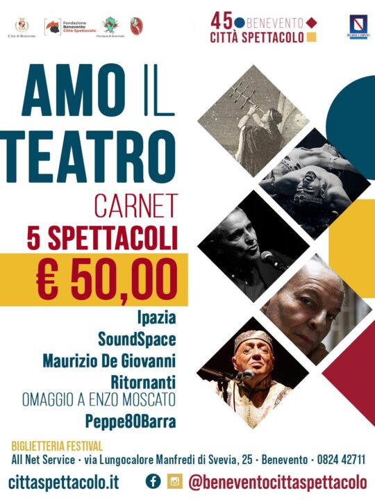 Biglietti Spettacoli Teatro – Scopri il Carnet 5 spettacoli