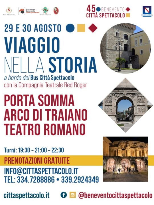 “Viaggio nella storia” a bordo del Bus Città Spettacolo – Info prenotazioni