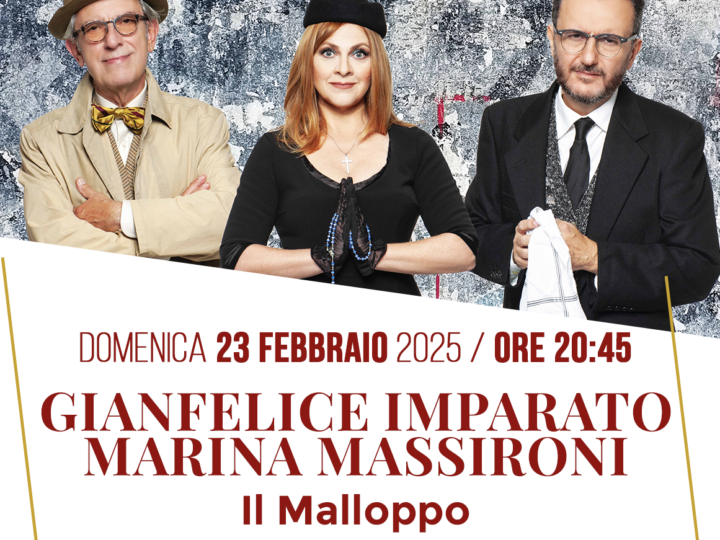 Gianfelice Imparato e Marina Massironi in “Il Malloppo”